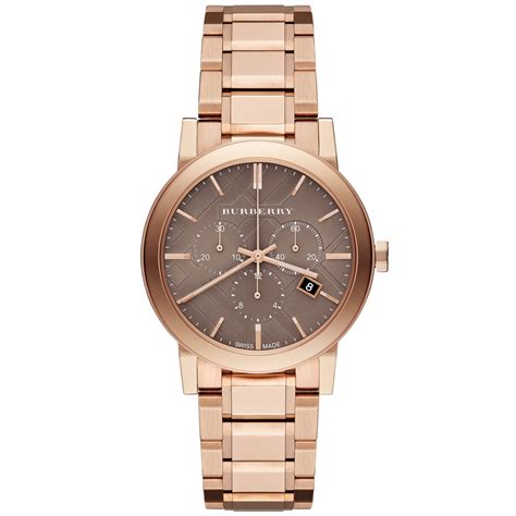 Burberry The City Rose Gold Stainless Steel Women's Watch 